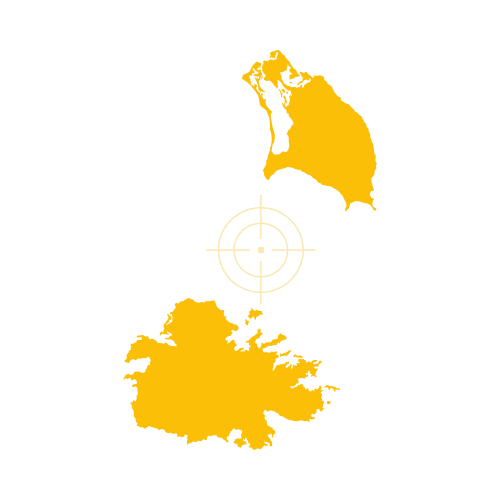 Map of Antigua and Barbuda