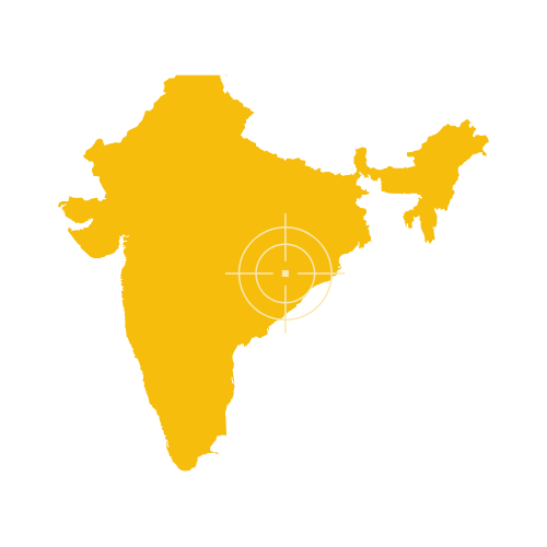 India Map Showing States and Major Cities
