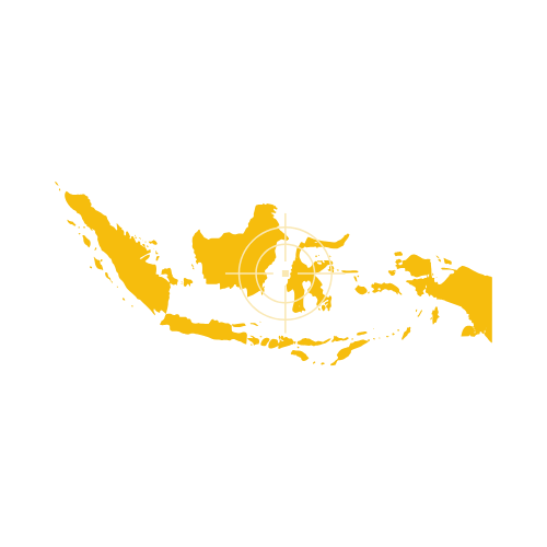 Indonesia Map Showing Provinces and Islands