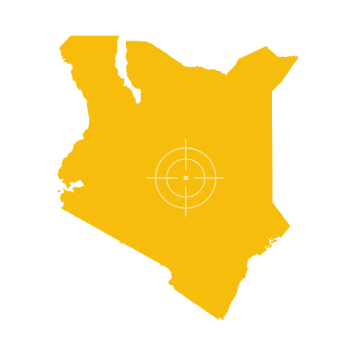 Kenya Map Showing Counties
