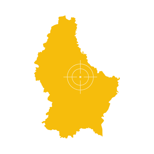 Luxembourg Map Showing Districts and Cities