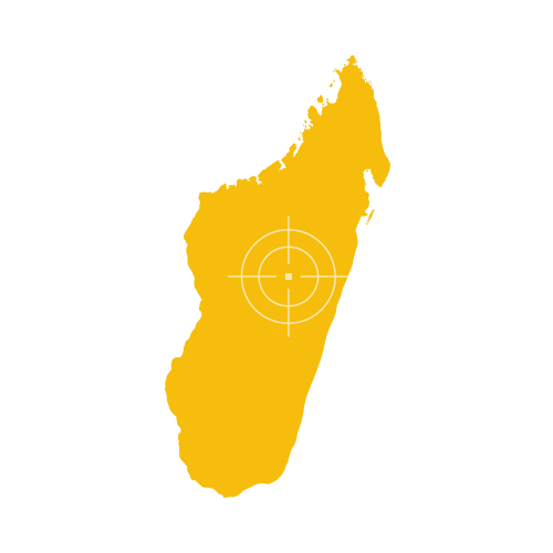 Madagascar Map Showing Major Cities and Natural Features