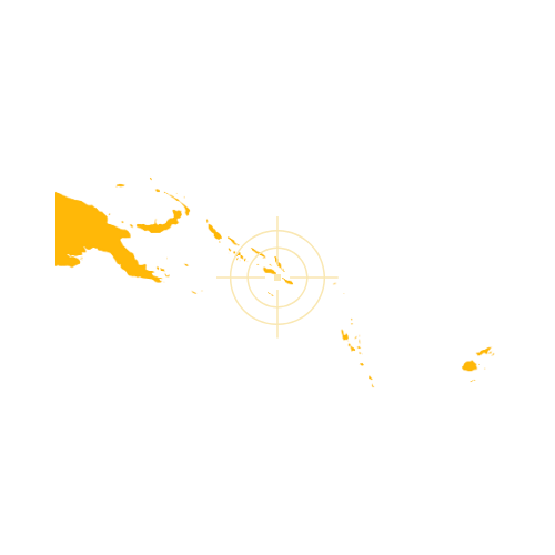 Melanesia region map showing Pacific island countries