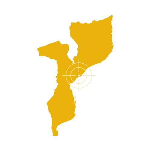 Mozambique Map Showing Provinces and Cities