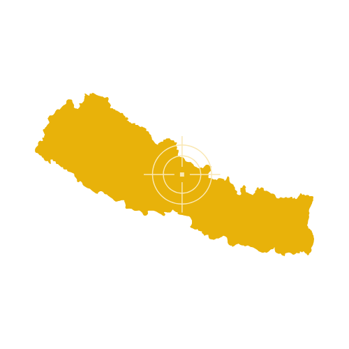 Nepal Map Showing Provinces and Cities