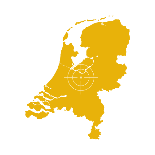 Netherlands Map Showing Provinces and Cities