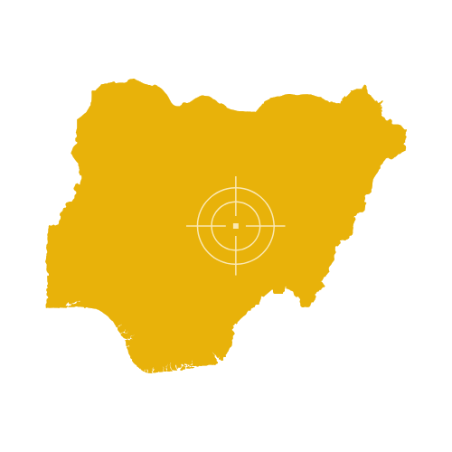 Nigeria Map Showing States and Major Cities
