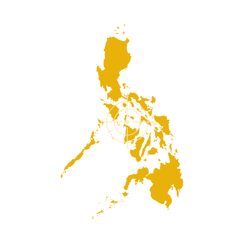 Philippines Map Showing Regions and Cities
