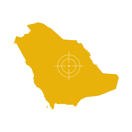 Saudi Arabia Map Showing Regions and Cities
