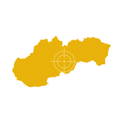 Slovakia Map Showing Regions and Cities