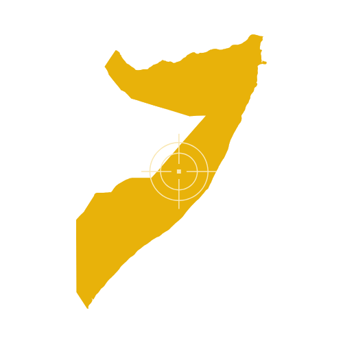 Somalia Map Showing Regions and Cities
