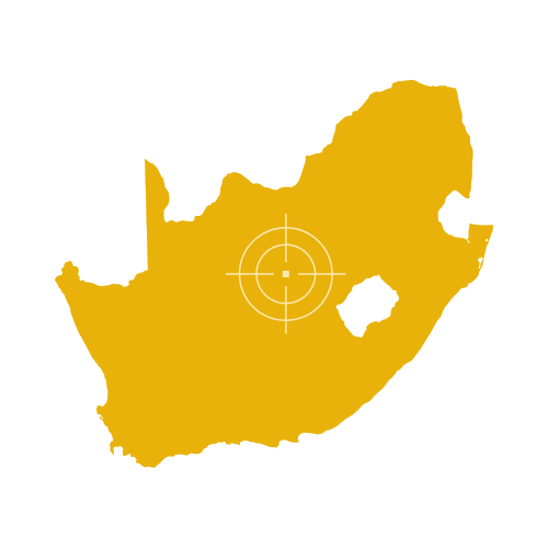 South Africa Map Showing Provinces and Cities