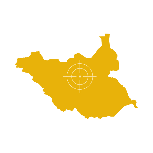 South Sudan Map Showing States and Towns