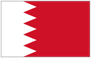Flag of Bahrain with white and red horizontal sections separated by five-pointed serrated line