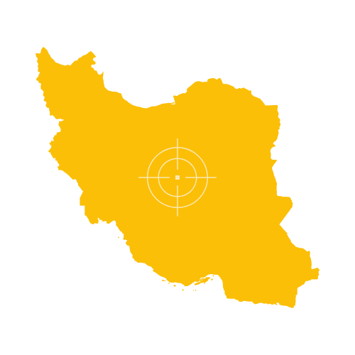 Iran Map Showing Provinces and Cities