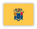 Flag of New Jersey with coat of arms