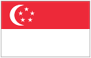 Flag of Singapore red white with crescent and five stars