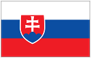 Flag of Slovakia white blue red stripes with coat of arms