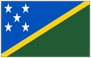 Flag of Solomon Islands green blue divided field with stars