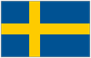 Flag of Sweden blue with yellow Nordic cross